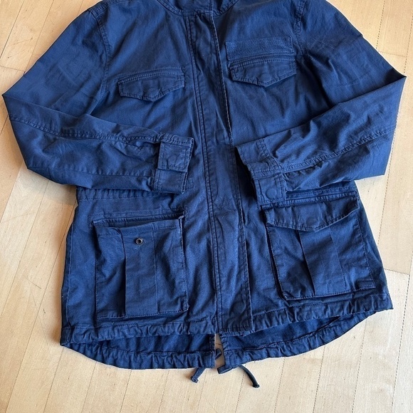 Hinge Navy Utility Fatigues jacket, S, LG762 - Picture 3 of 8